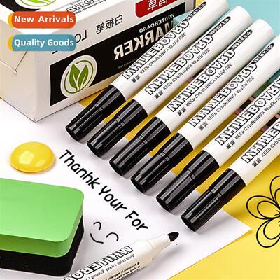 Erasable wheboard marker black oil-based blackboard marker f