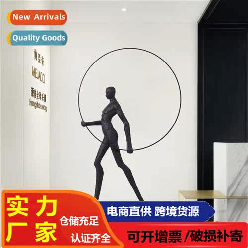 Modern minimalist art hotel lobby  fice shopping mall aisle