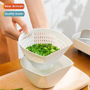 simple kchen double Japanese basket SAUCE dishwashing hou