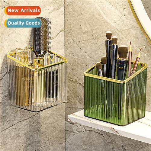 Light Luxury Bathroom Toothbrush Toothpaste Comb Shelf Bathr