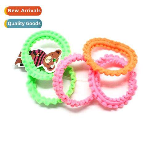 Exquise cy color childrens  elastic towel ring headdress tie