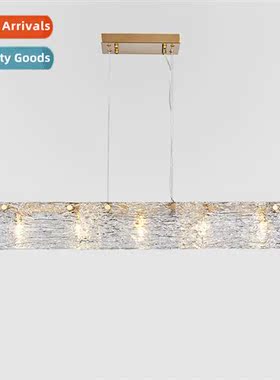 Crystal light luxury restaurant chelier -modern minimalist e