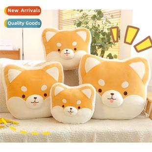 fun birt heart bed doll pillow Moe Inu Shiba girl Carto