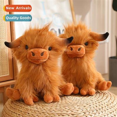 New Highl Cow simulati cow Scottish yak doll lg-ed cow high