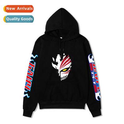Shinigami BLEACH Kurosaki Ichigo Anime Printed Padded Hoodie