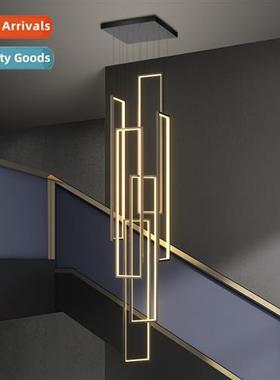 Staircase chelier modern simple villa duplex hollow lt rotat