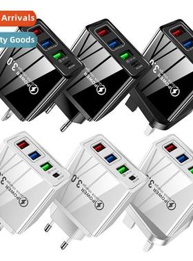 3.1A 3USB+PD Type-c multi port phe charger wh pd charging he