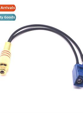 FAKRA-RCA 1 in 2 FAKRA cable C type 5005 blue male + female