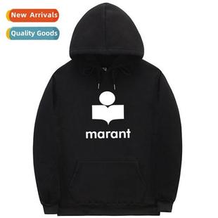 winter set casual loose mens fall marant print fashi New