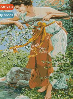 Cross Stch New DIY Oil Painting Beauty Full Stch Simple Hmad