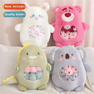 plush big sleeping bed toy pillow snack bag doll Carto