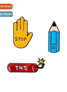 Europe and  Uned States fashi brooches carto students persal