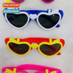 2016 Carto Kids Sunglasses Fashi Peach Heart Love Sunglasses