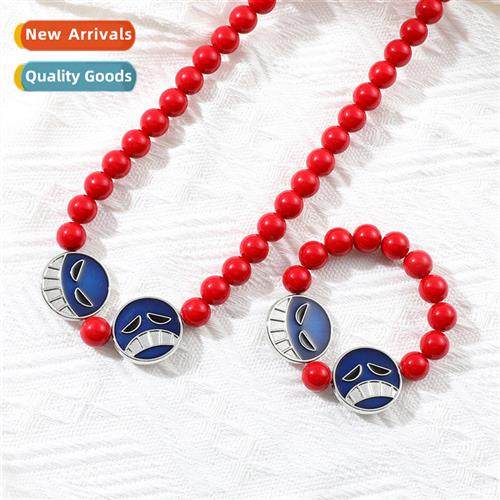 King  Thieves peripheral Luffy Pirates Ace necklace Fire Fis