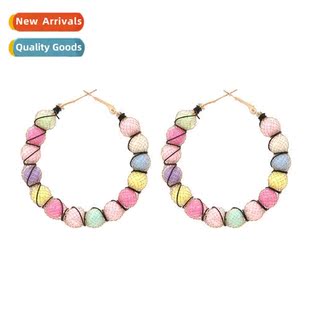 Exaggerated large earrings female temperament Korean senior