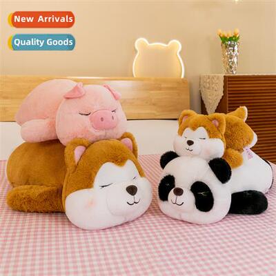 New cute pa lying plush toy st husky doll doll dinosaur doll