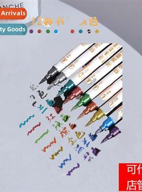 Dual Tip Colorful Xiuli Pen St Tip Calligraphy Practice Pen