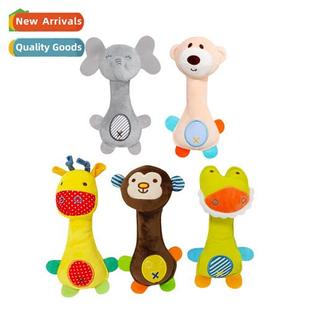 Baby H Rattle Cute Zoo Series Baby Plush H Rattle BB Stick