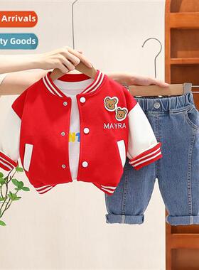 Boys lg-sleeved su spring childrens clothing boys  girls 202