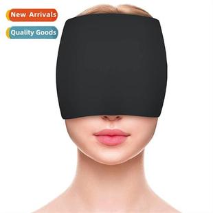 Wrap Mig Cold Eye Mask Face Head Cap Pack Gel Solid