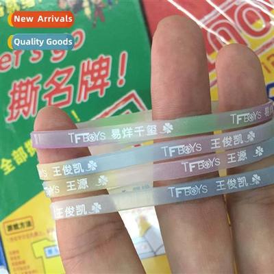 Anime peripheral bracelets colorful glow-in--dark black  whe