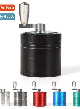 4 layers h crank zinc alloy grinder 40mm filler cigarette cr