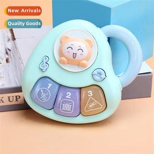 Mini harpsichord infant toys learning electric piano puzzle