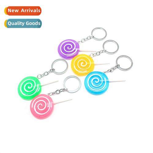 Food lollipop keychain ring pendant bag pendant creative fas