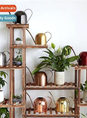 Stainless steel balcy watering can household metal retro spr