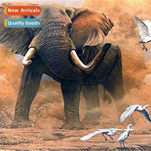 Diamd painting new DIY elephant full  round diamd hmade poin