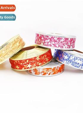 Christmas Ribb 3.8/5cm Iring Chiff Ribb Bow Ribb Gold Pentag