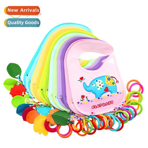 Baby bib animal baby auxiliary fine cott drooling towel newb