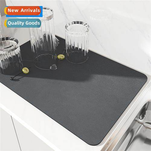 Kchen Countertop Absorbent Mats Household Dish Drainer Mats