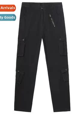 2023 Autumn models large size work pants European and Americ