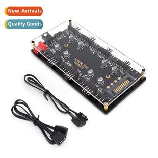 Dual Case Computer SATA 4PIN Hub Fan Morboar PWM ARGB