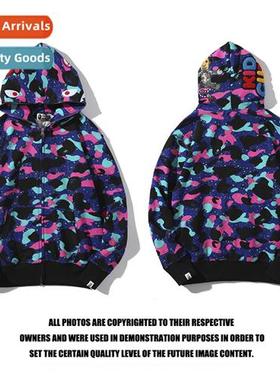 2021 Spring  Autumn new Japanese tide br FULL ZIP HOODIE Gal