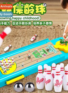 Table games intellectual toys Childrens bowling frog catapul
