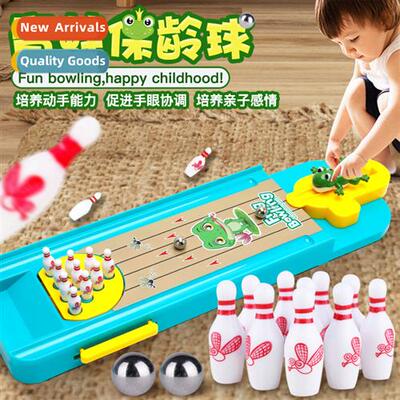 Table games intellectual toys Childrens bowling frog catapul