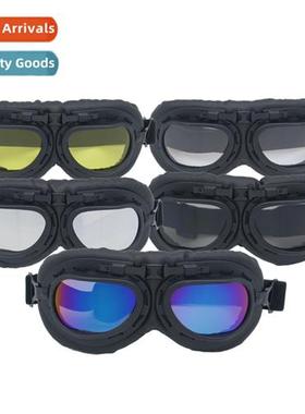 Harley windshield motorcycle riding goggles vintage WWII gla