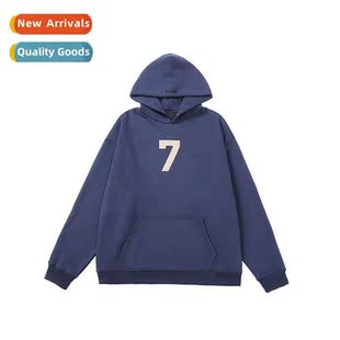 star wome new men sweatshirt hooded printed blue FOG Tide