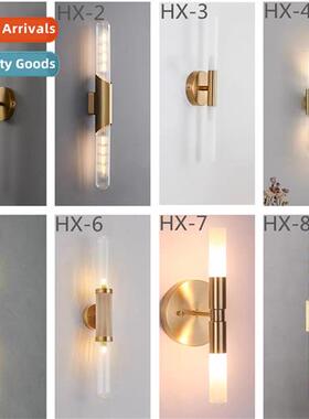 New creative simplicy glass wall lamp er light luxury backgr