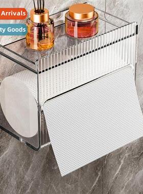 Bathroom paper towel box home toilet paper box wall-mounted