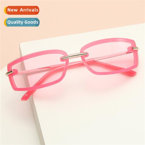 68160 Persalized Sweet Cool tie Oval Sunglasses Y2K Fashi Fu