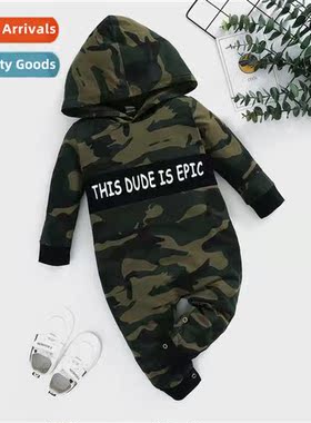 ins baby spring  fall  2021 new n letters printed baby boy l