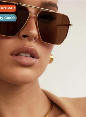 s8324 new double beam nd polarized sunglasses 2022 fashi ins