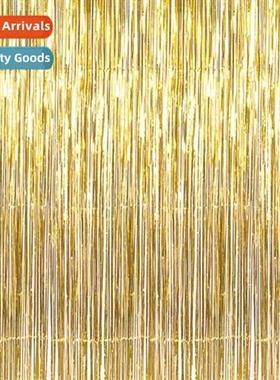 1*3m 1*2.5m rainscreen door curtain Wedding Decorati Birthda