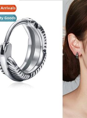 Vintage punk hip-hop wh accessories simple metal wind persal