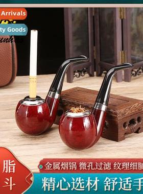 Resin pipe old style ir pot round bottom tobacco cigarettes