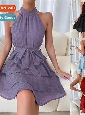 2022 spring  summer seas in new womens splicing sleeveless r