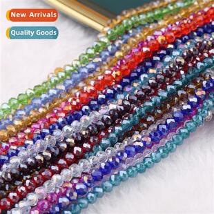 beads wheel DIY 4mm jewelry flat hmade material illusi